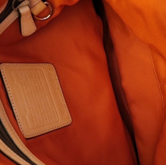 Vintage Coach Canvas Logo handbag D3K-6347 - Picture 4 of 10